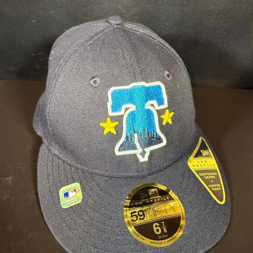 Men's Philadelphia Phillies New Era Navy 2024 City Connect 59FIFTY Fitted 6 7/8